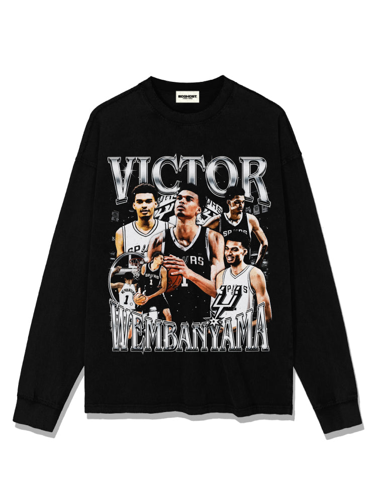 Victor Wembanyama Sweatshirt NBA 2024 T-Shirts, Hoodie | CoreVibeTees.com (Image 1)