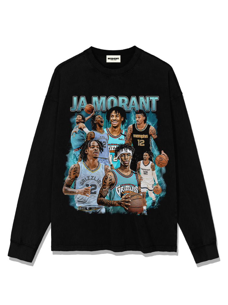 Ja Morant Sweatshirt NBA 2024 Style001 T-Shirts, Hoodie | CoreVibeTees.com (Image 1)