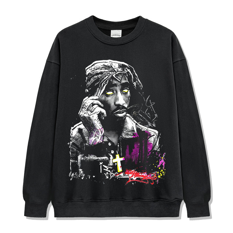 Tupac Shakur Signature Sweatshirt Style003 T-Shirts, Hoodie | CoreVibeTees.com (Image 1)