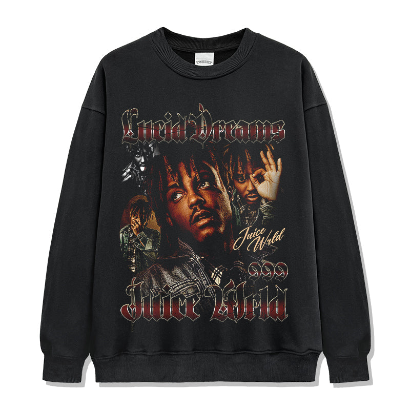 Lucid Dreams By Juice Wrld Sweatshirt Style002 T-Shirts, Hoodie | CoreVibeTees.com (Image 1)