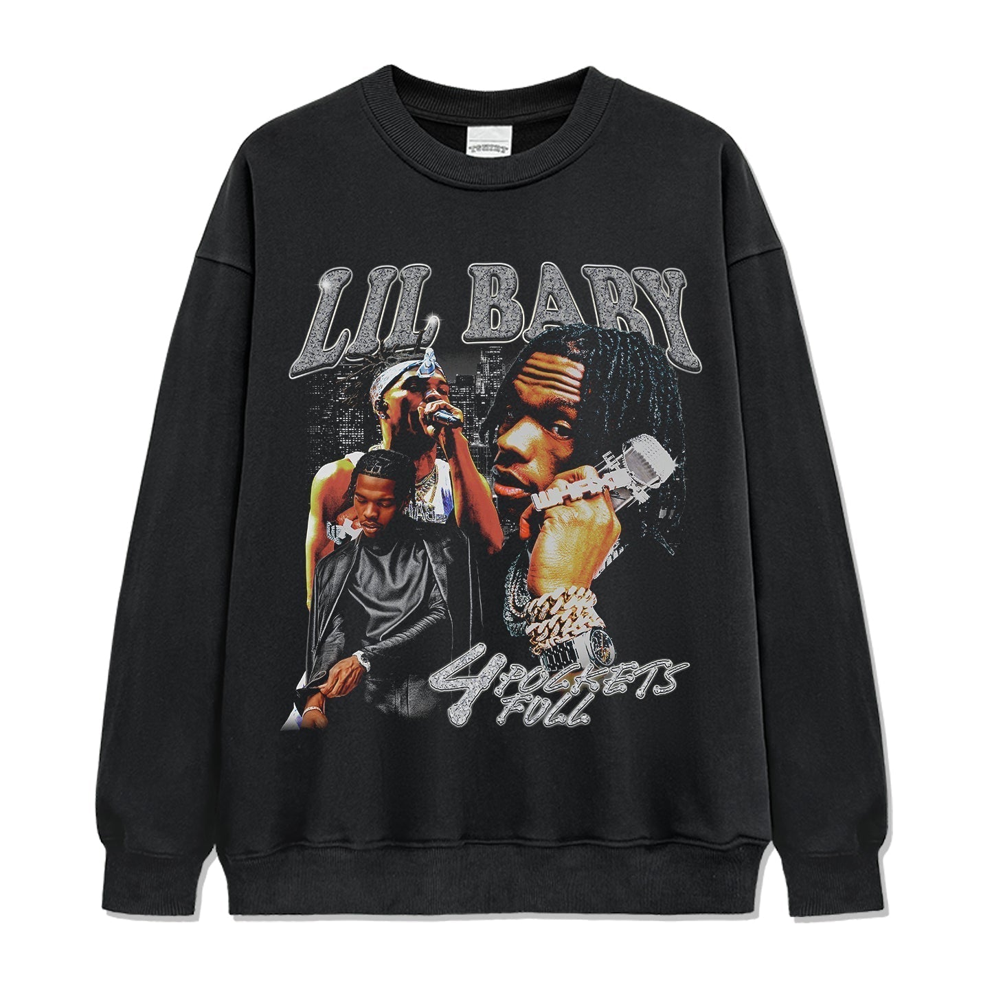 4 Pockets Full By Lil Baby Sweatshirt T-Shirts, Hoodie | CoreVibeTees.com (Image 1)
