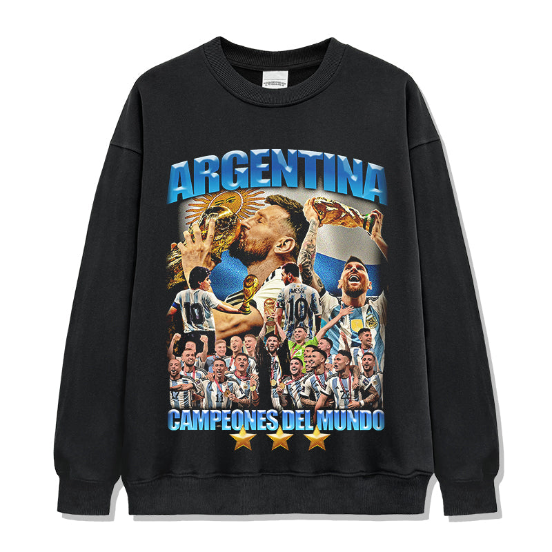Argentina "Campeones Del Mundo" Sweatshirt T-Shirts, Hoodie | CoreVibeTees.com (Image 1)