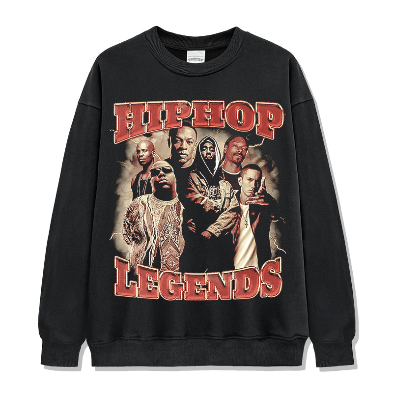 Hip-hop Legends Sweatshirt T-Shirts, Hoodie | CoreVibeTees.com (Image 1)
