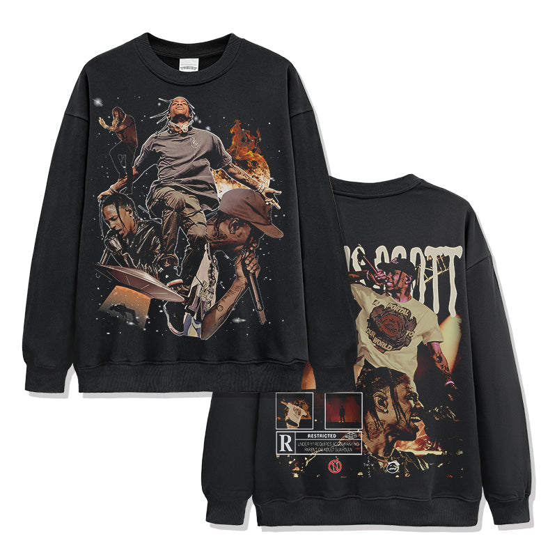 Travis Scott Sweatshirt Style005 T-Shirts, Hoodie | CoreVibeTees.com (Image 1)