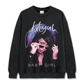 Baby Girl By Aaliyah Sweatshirt T-Shirts, Hoodie | CoreVibeTees.com (Image 1)