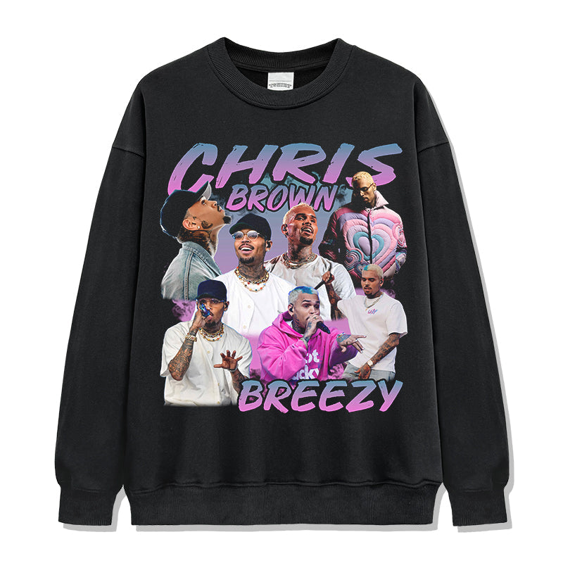 Breezy By Chris Brown Sweatshirt T-Shirts, Hoodie | CoreVibeTees.com (Image 1)