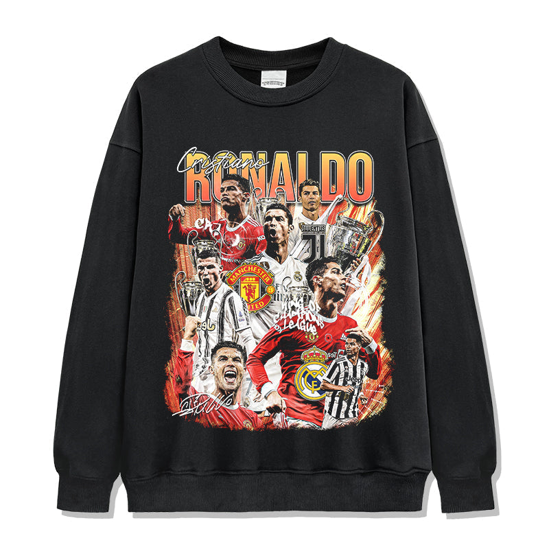 Cristiano Ronaldo "Signature" Sweatshirt Style003 T-Shirts, Hoodie | CoreVibeTees.com (Image 1)