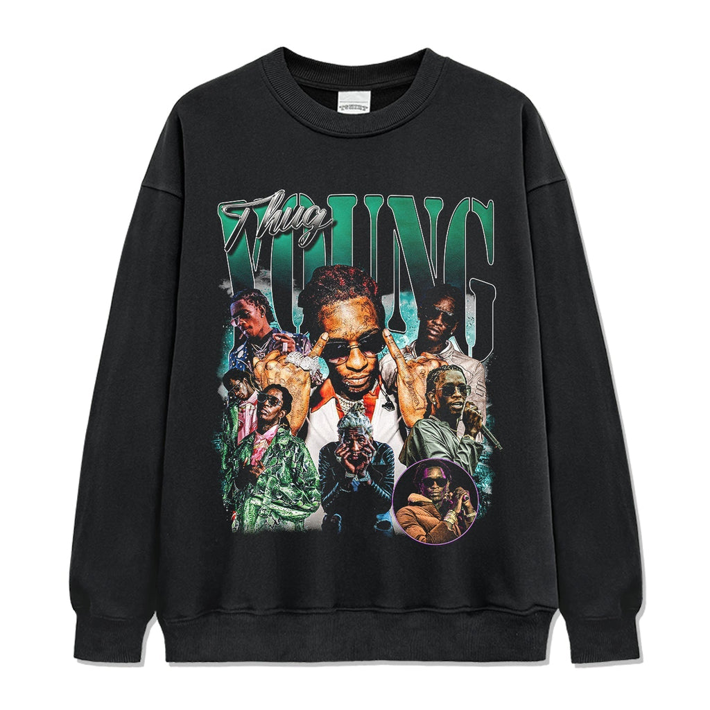 Young Thug Sweatshirt Style001 T-Shirts, Hoodie | CoreVibeTees.com (Image 1)