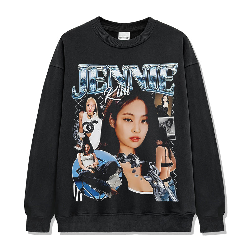 Jennie Kim Sweatshirt T-Shirts, Hoodie | CoreVibeTees.com (Image 1)