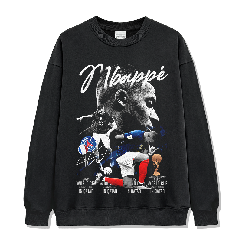 Kylian Mbappe â€œSignatureâ€ Sweatshirt T-Shirts, Hoodie | CoreVibeTees.com (Image 1)