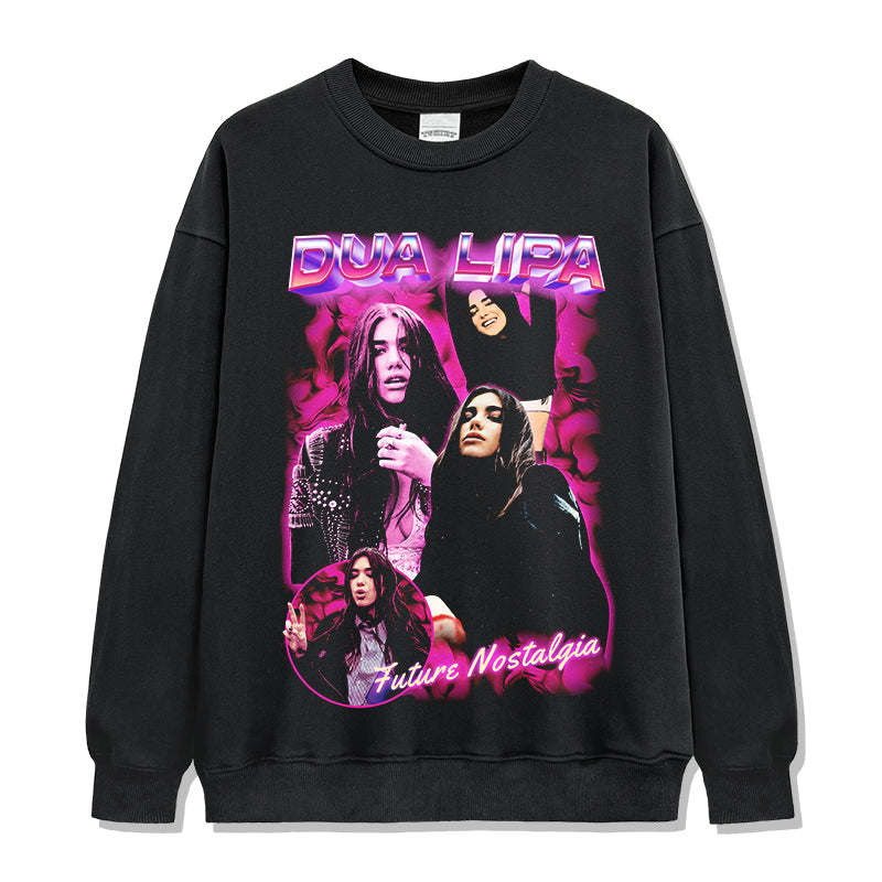 Future Nostalgia By Dua Lipa Sweatshirt Style001 T-Shirts, Hoodie | CoreVibeTees.com (Image 1)