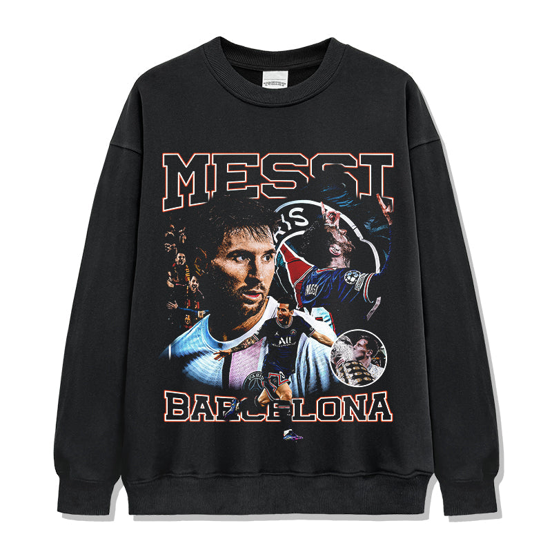 Messi "Barcelona" Sweatshirt T-Shirts, Hoodie | CoreVibeTees.com (Image 1)