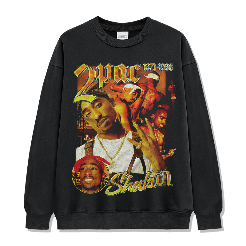 Tupac Shakur Sweatshirt Style026 T-Shirts, Hoodie | CoreVibeTees.com (Image 1)
