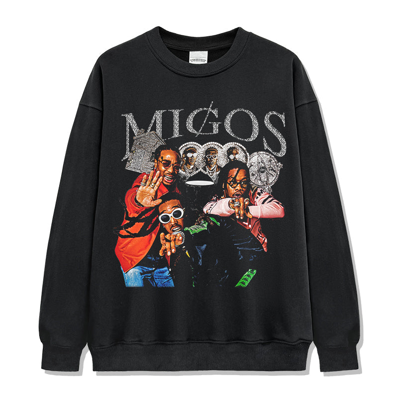 Migos Sweatshirt T-Shirts, Hoodie | CoreVibeTees.com (Image 1)