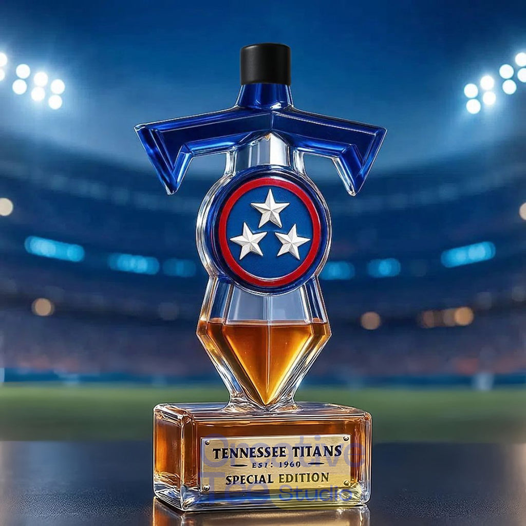 Tennessee Titans Legacy Special Edition Whiskey Bottle