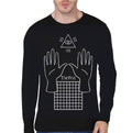 The Fox Black Full Sleeve T-Shirt Hoodie, Sweatshirt | CoreVibeTees.com