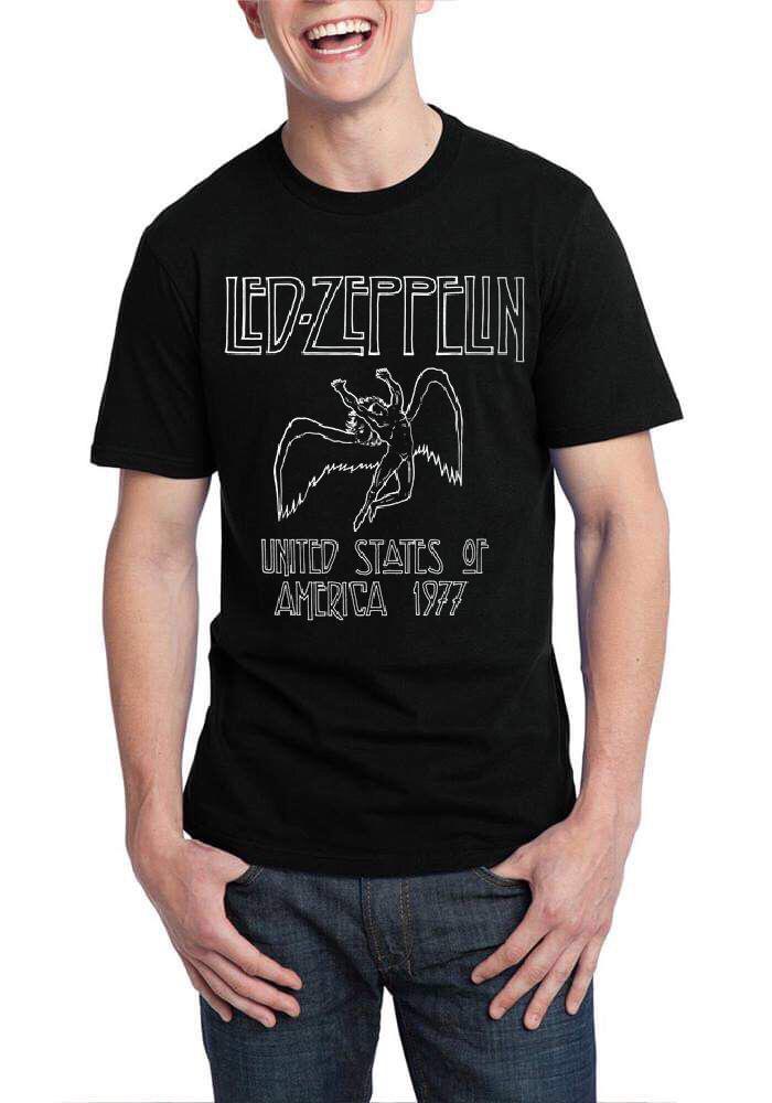 Led Zeppelin Black T-Shirt Style002 Hoodie, Sweatshirt | CoreVibeTees.com