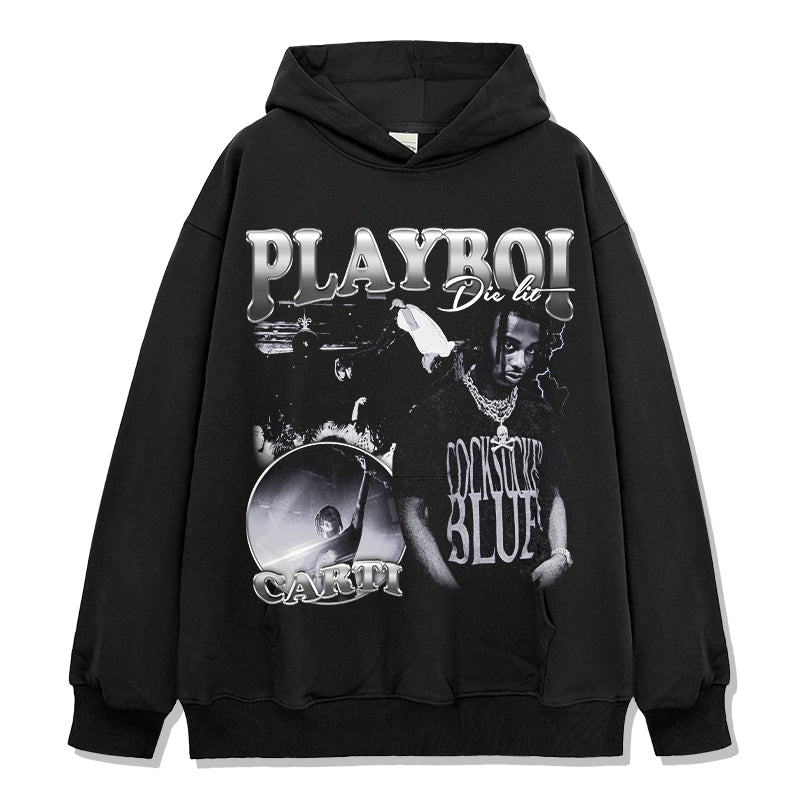 Playboi Carti Hoodie Style001 T-Shirts, Sweatshirt | CoreVibeTees.com (Image 1)