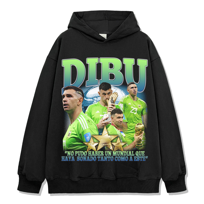 Dibu "No Pudo Haber Un MunDial Que Haya Sonado Tanto Como A Este" Emiliano MartÃ­nez Hoodie T-Shirts, Sweatshirt (Image 1)
