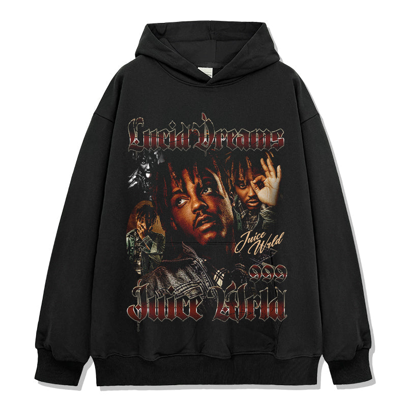 Lucid Dreams By Juice Wrld Hoodie Style002 T-Shirts, Sweatshirt | CoreVibeTees.com (Image 1)