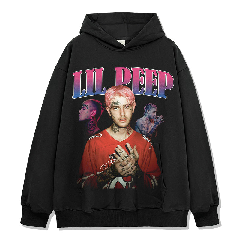 Lil Peep Hoodie Style001 T-Shirts, Sweatshirt | CoreVibeTees.com (Image 1)