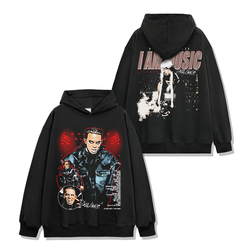 Playboi Carti "I Am Music" Hoodie Style006 T-Shirts, Sweatshirt | CoreVibeTees.com (Image 1)