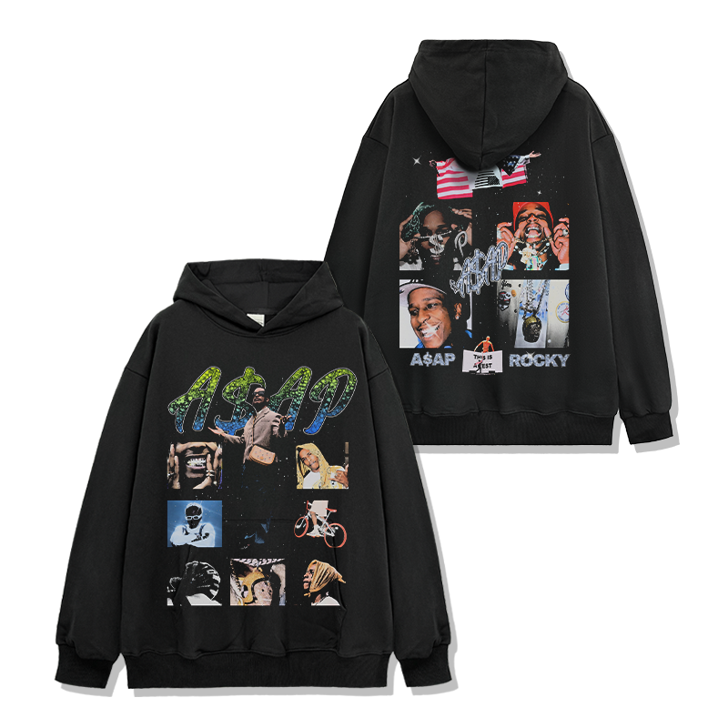 Asap Rocky Back Design Hoodie T-Shirts, Sweatshirt | CoreVibeTees.com (Image 1)