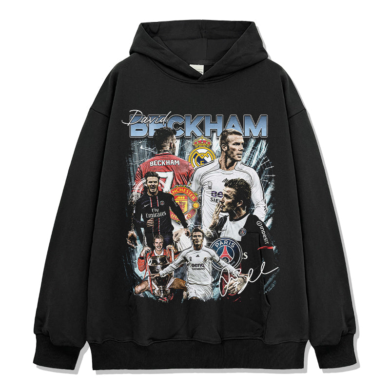 David Beckham â€œSignatureâ€ Hoodie T-Shirts, Sweatshirt | CoreVibeTees.com (Image 1)