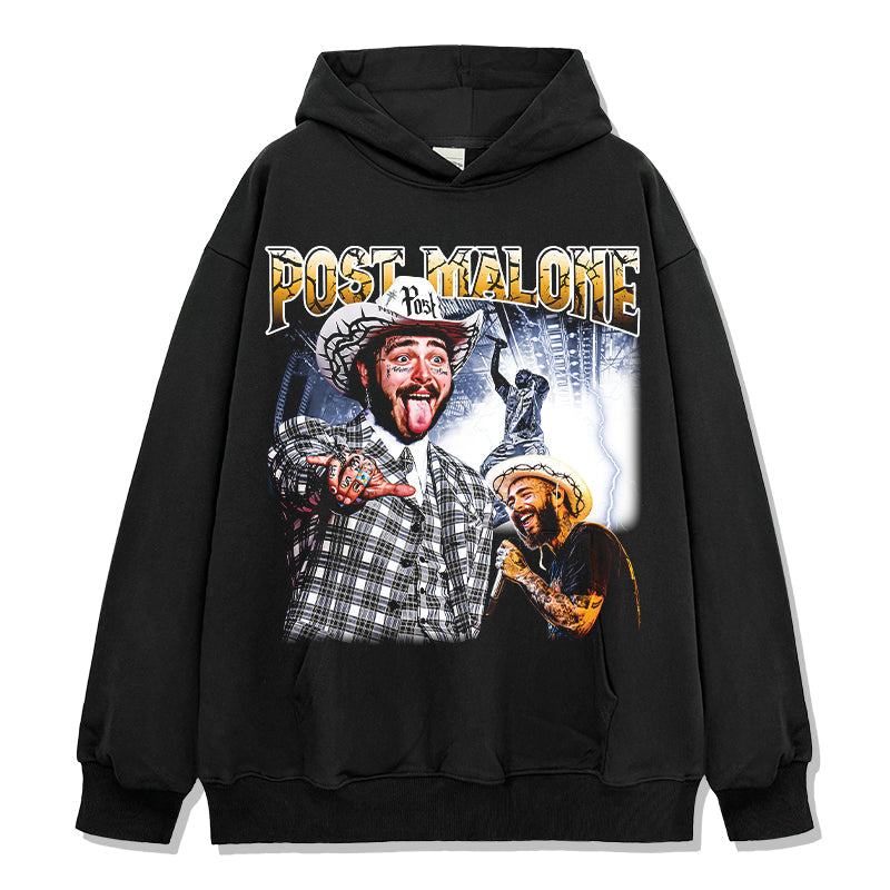 Post Malone Hoodie Style003 T-Shirts, Sweatshirt | CoreVibeTees.com (Image 1)
