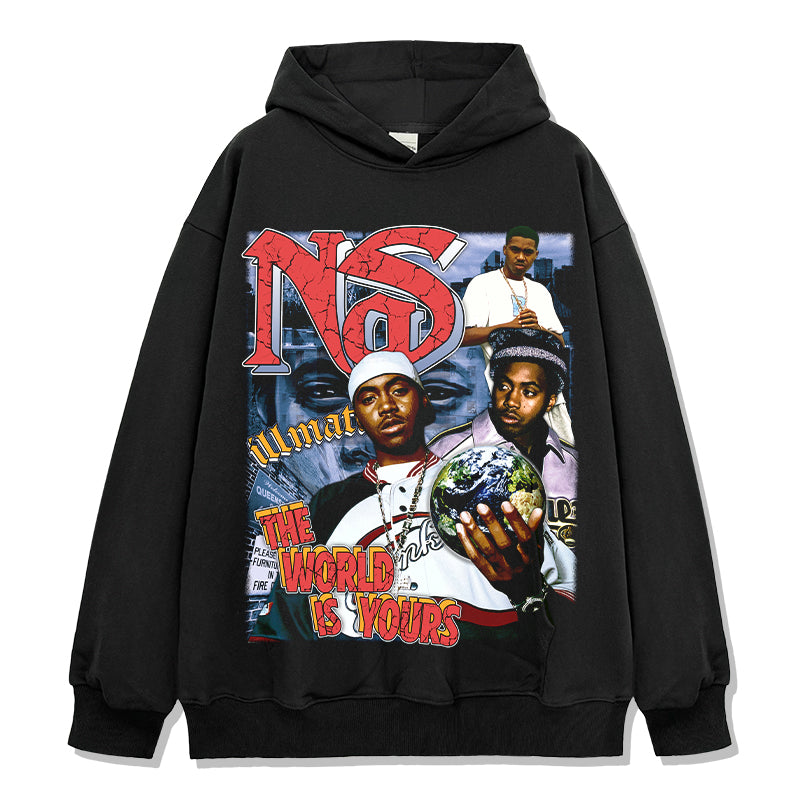 The World Is Yours By Nas Hoodie T-Shirts, Sweatshirt | CoreVibeTees.com (Image 1)