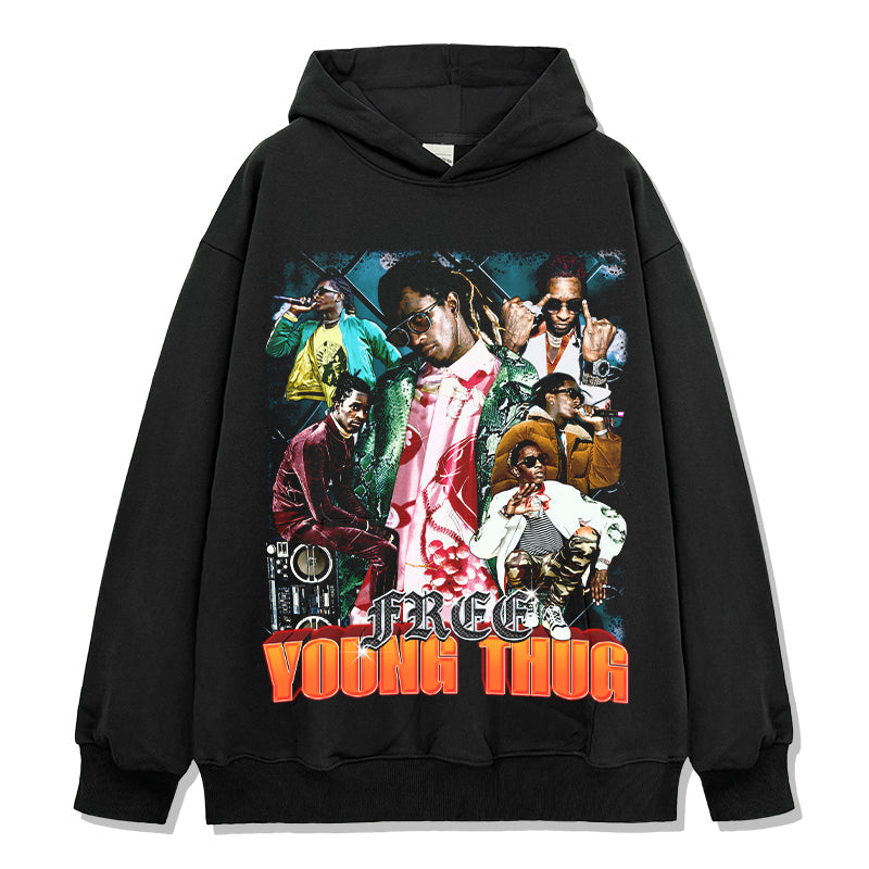 Young Thug Hoodie Style002 T-Shirts, Sweatshirt | CoreVibeTees.com (Image 1)