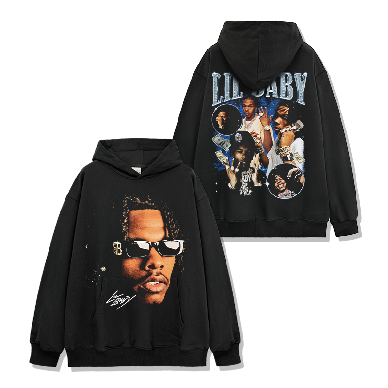 Lil Baby "signature" Hoodie T-Shirts, Sweatshirt | CoreVibeTees.com (Image 1)