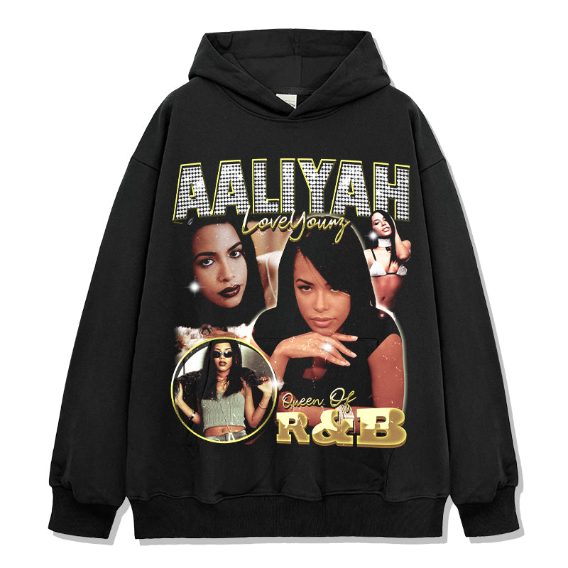 Love Yours By Aaliyah Hoodie T-Shirts, Sweatshirt | CoreVibeTees.com (Image 1)