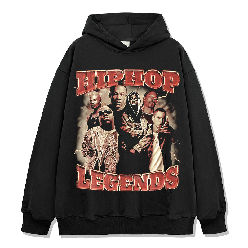 Hip-hop Legends Hoodie T-Shirts, Sweatshirt | CoreVibeTees.com (Image 1)