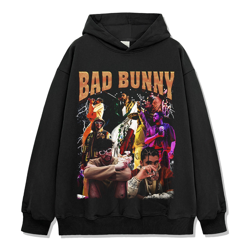 Bad Bunny Hoodie Style003 T-Shirts, Sweatshirt | CoreVibeTees.com (Image 1)