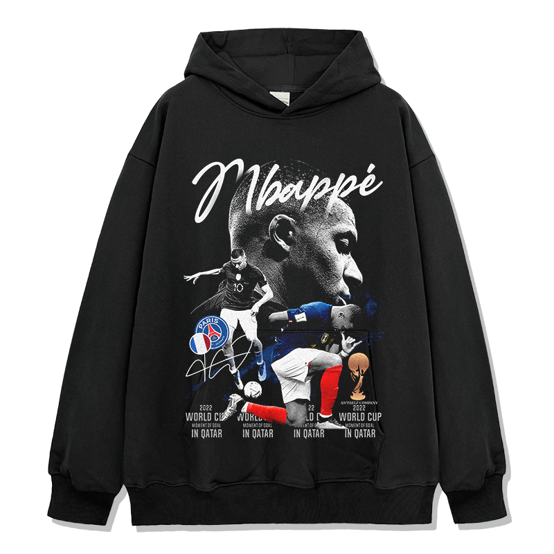 Kylian Mbappe â€œSignatureâ€ Hoodie T-Shirts, Sweatshirt | CoreVibeTees.com (Image 1)
