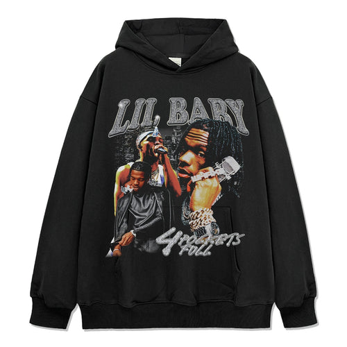 4 Pockets Full By Lil Baby Hoodie T-Shirts, Sweatshirt | CoreVibeTees.com (Image 1)
