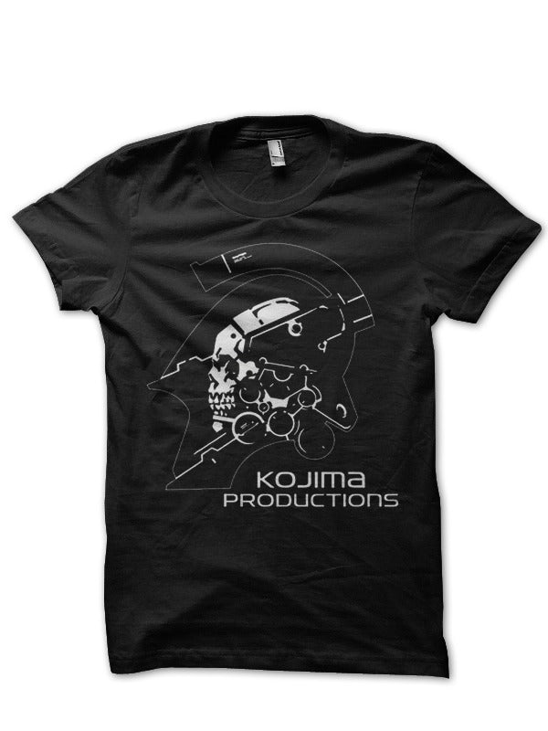 kojima Production Half Sleeve Black T-Shirt Hoodie, Sweatshirt | CoreVibeTees.com