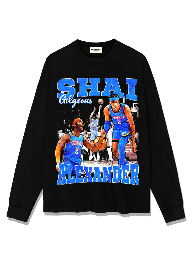Shai Gilgeous-Alexander Sweatshirt NBA 2024 Style002 T-Shirts, Hoodie | CoreVibeTees.com (Image 1)