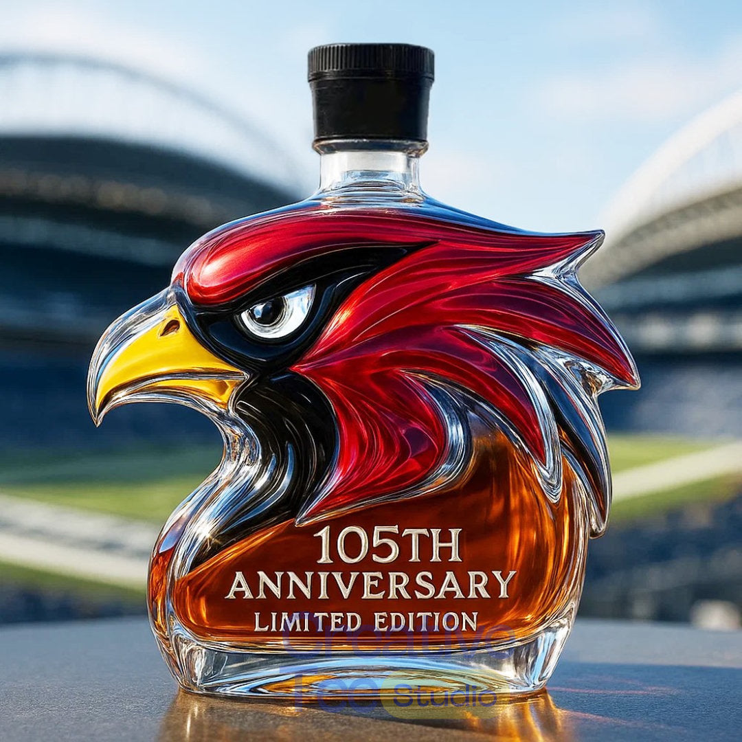 Arizona Cardinals ‘Fierce Red Bird’ 105th Anniversary Whisky Bottle
