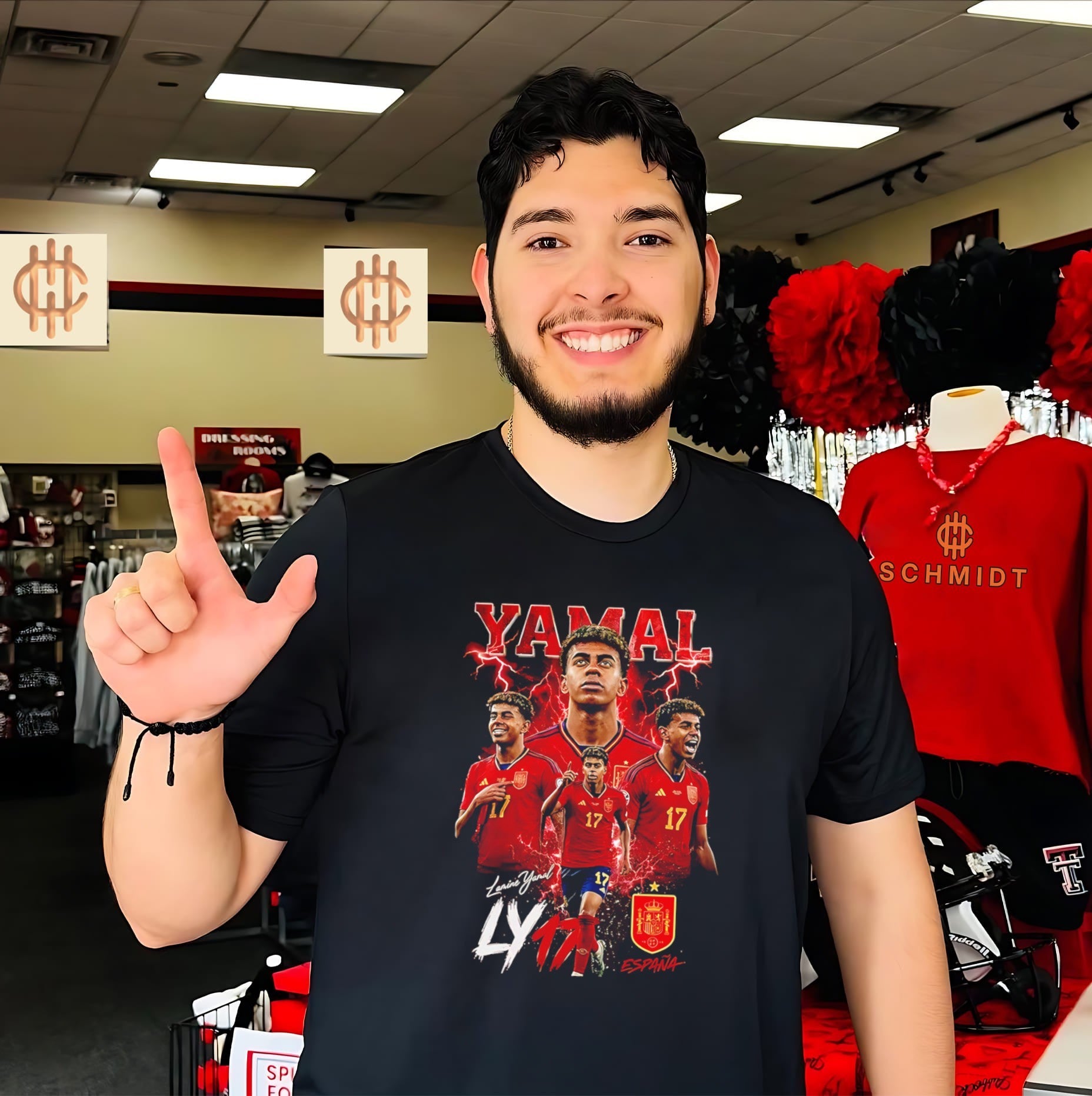 World Cup 2026 Lamine Yamal Espana graphic shirt