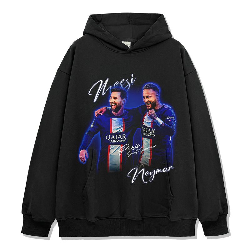 Messi, Neymar "Paris Saint-Germain" Hoodie T-Shirts, Sweatshirt | CoreVibeTees.com (Image 1)