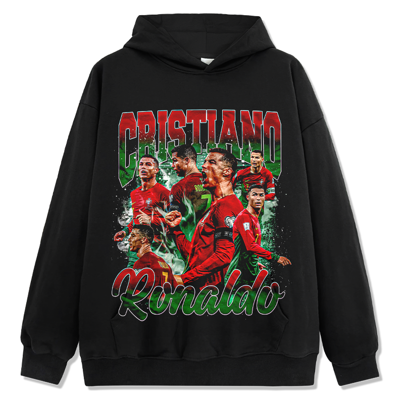 Cristiano Ronaldo Hoodie Style003 T-Shirts, Sweatshirt | CoreVibeTees.com (Image 1)