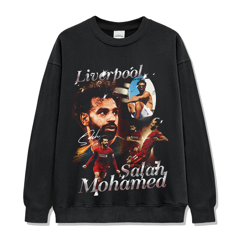 Liverpool "Mohamed salah" Sweatshirt T-Shirts, Hoodie | CoreVibeTees.com (Image 1)