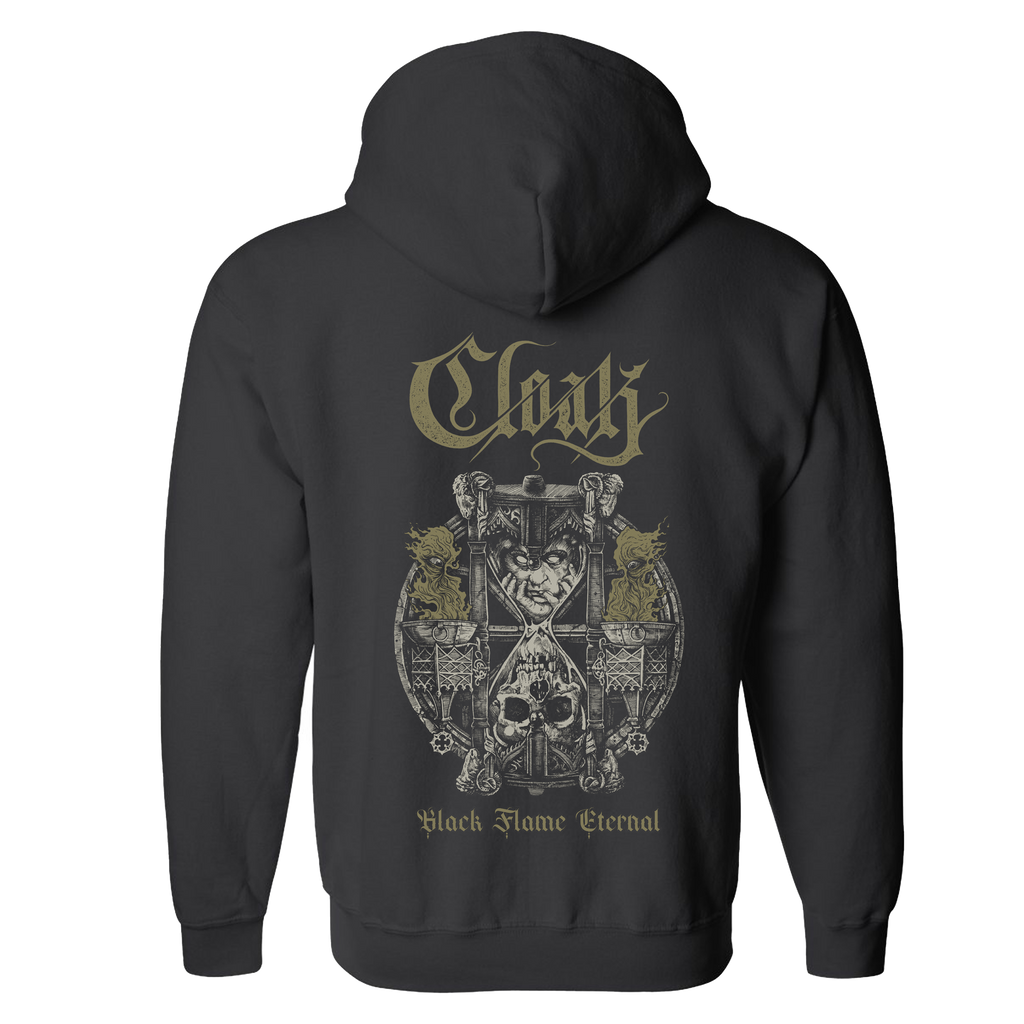 Cloak - Black Flame Eternal Zip Hoodie T-Shirts, Sweatshirt | CoreVibeTees.com (Image 2)