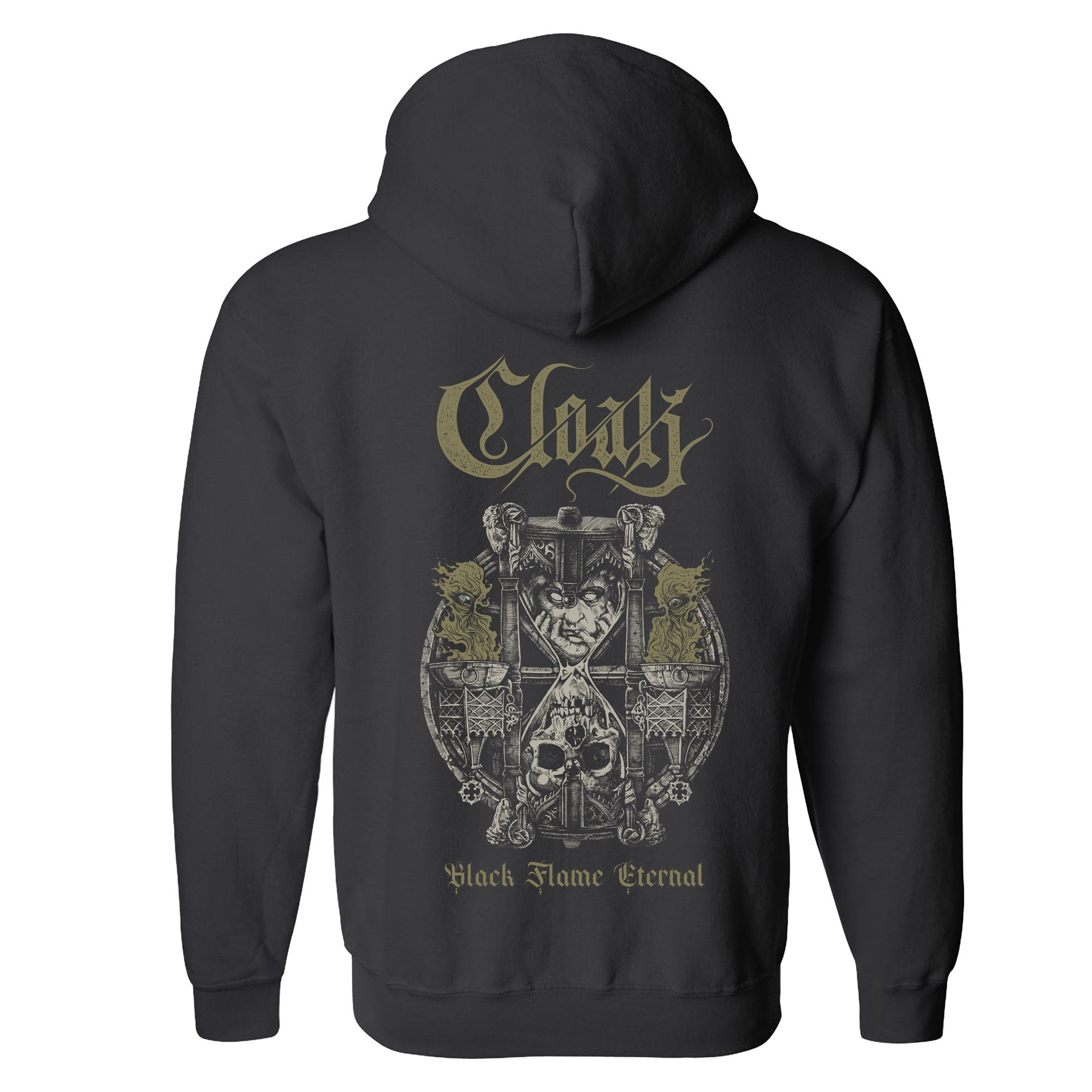 Cloak - Black Flame Eternal Zip Hoodie T-Shirts, Sweatshirt | CoreVibeTees.com (Image 2)