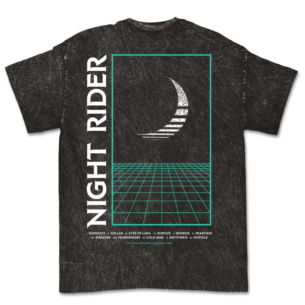 Night Rider - Logo Mineral Wash T-Shirt Hoodie, Sweatshirt | CoreVibeTees.com (Image 3)