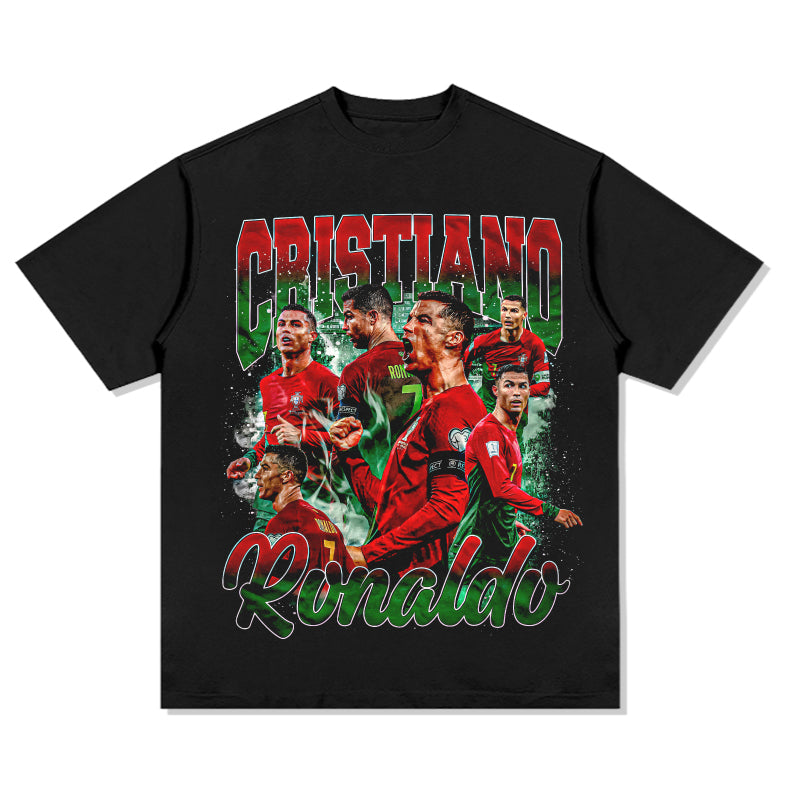 Cristiano Ronaldo Tee Style002 Hoodie, Sweatshirt | CoreVibeTees.com (Image 1)