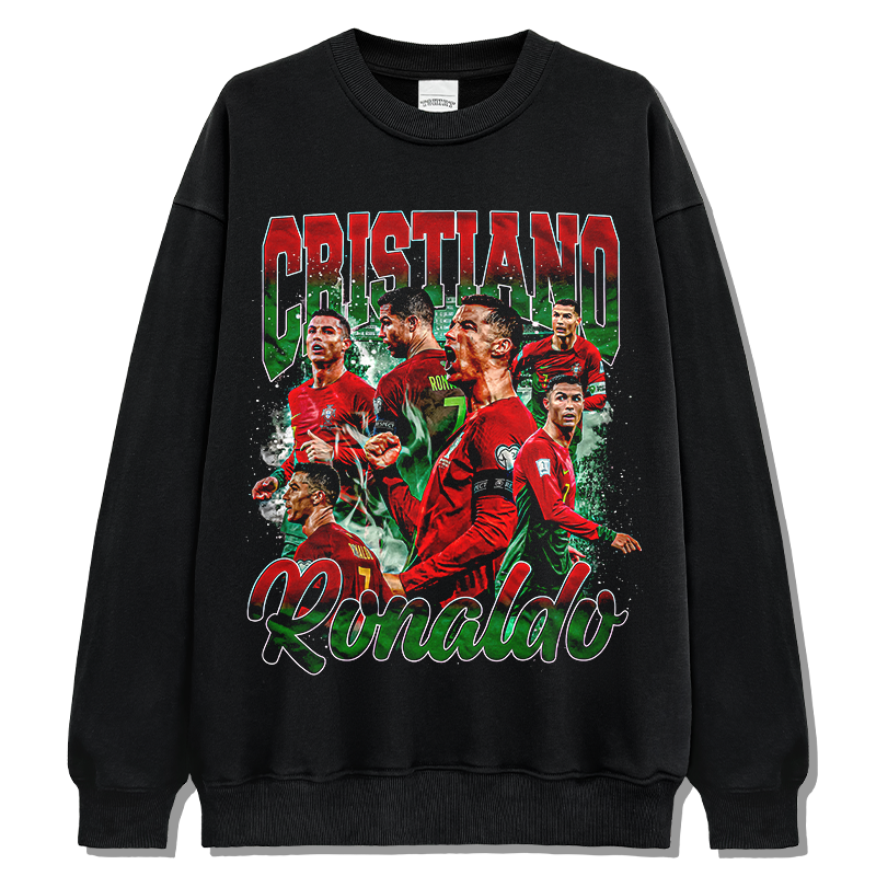 Cristiano Ronaldo Sweatshirt Style003 T-Shirts, Hoodie | CoreVibeTees.com (Image 1)