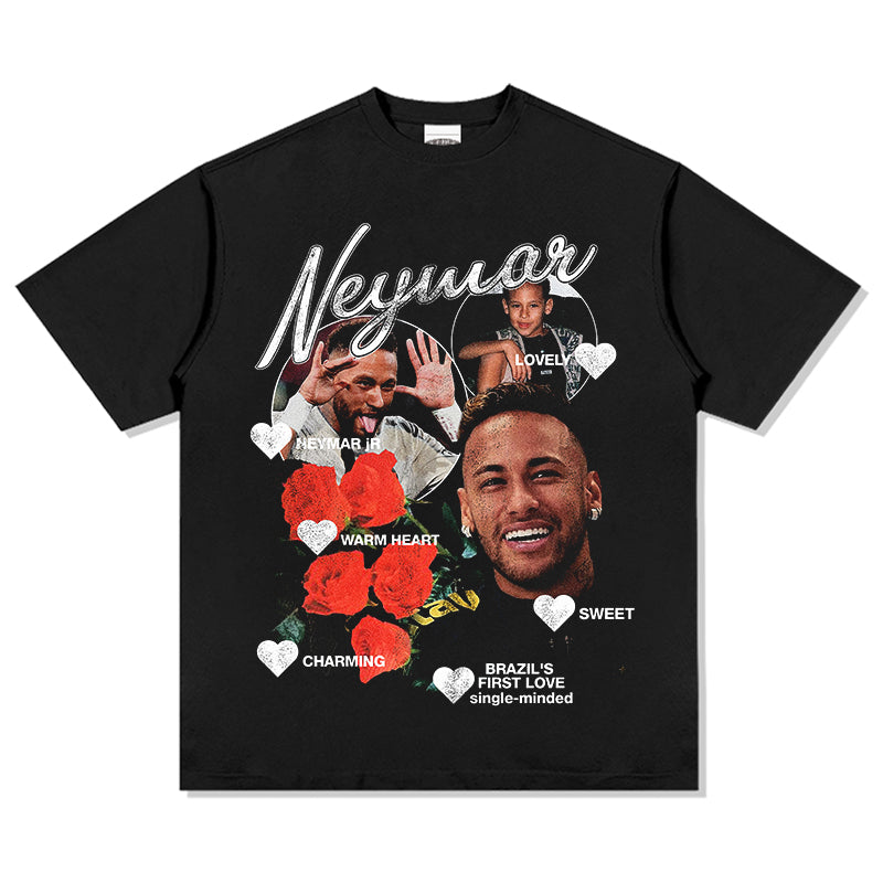 Neymar Tee Style001 Hoodie, Sweatshirt | CoreVibeTees.com (Image 1)